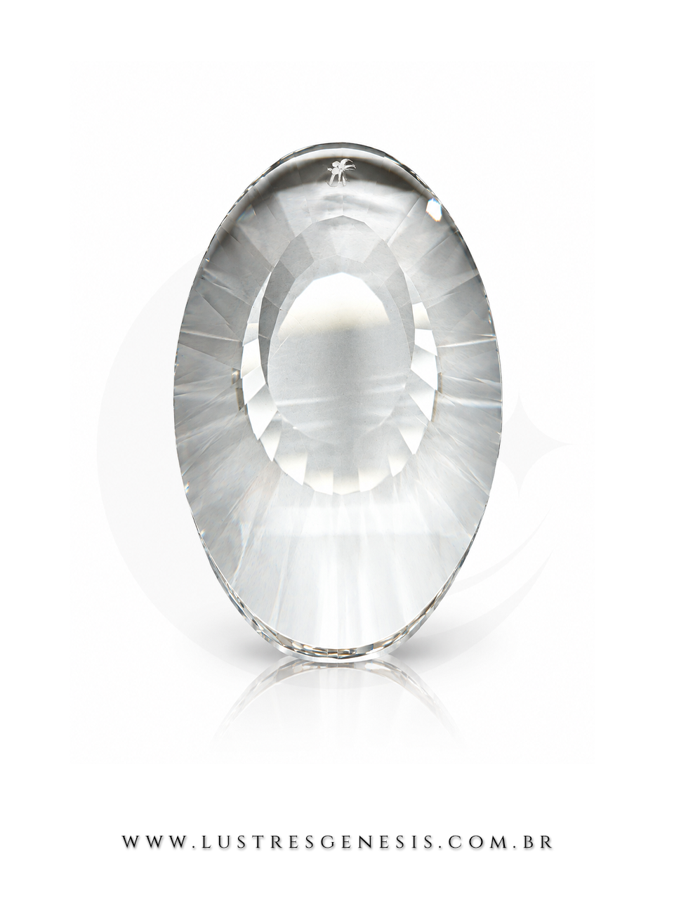 Am&ecirc;ndoa Cristal K9 Oval: ideal para lustres e Feng Shui. Dispon&iacute;vel em 75mm e 63mm. Harmonize ambientes com brilho e energia. Adquira j&aacute; a sua!